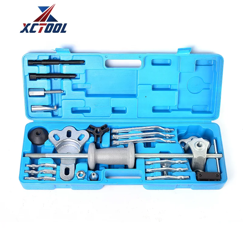 

XCTOOL Slide Hammer Puller Set, Front Wheel Hub Bearing Remover & Rear Wheel Axle Hub Dent Shaft Puller Tool Kit XC9027B