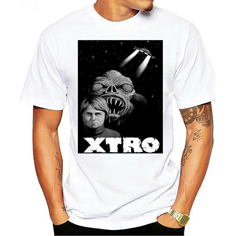 Футболка из фильма Xtro, культ 80s, научная фантастика, ужас W431, инопланетянин, Инопланетные животные