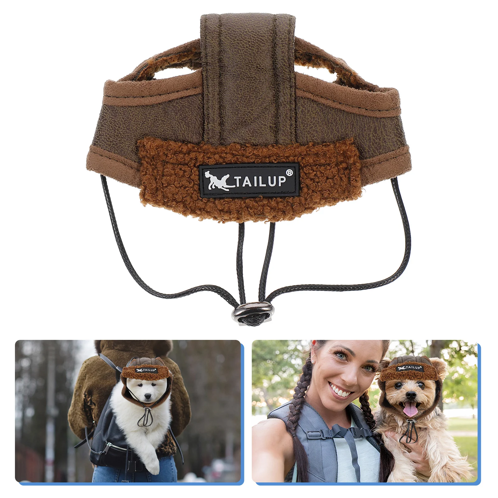 

Pet Costume Creative Pet Makeup Decor Hat for Dog Cat Animal (Brown, Size: S) Show Costume Pet Creative Pet Costume