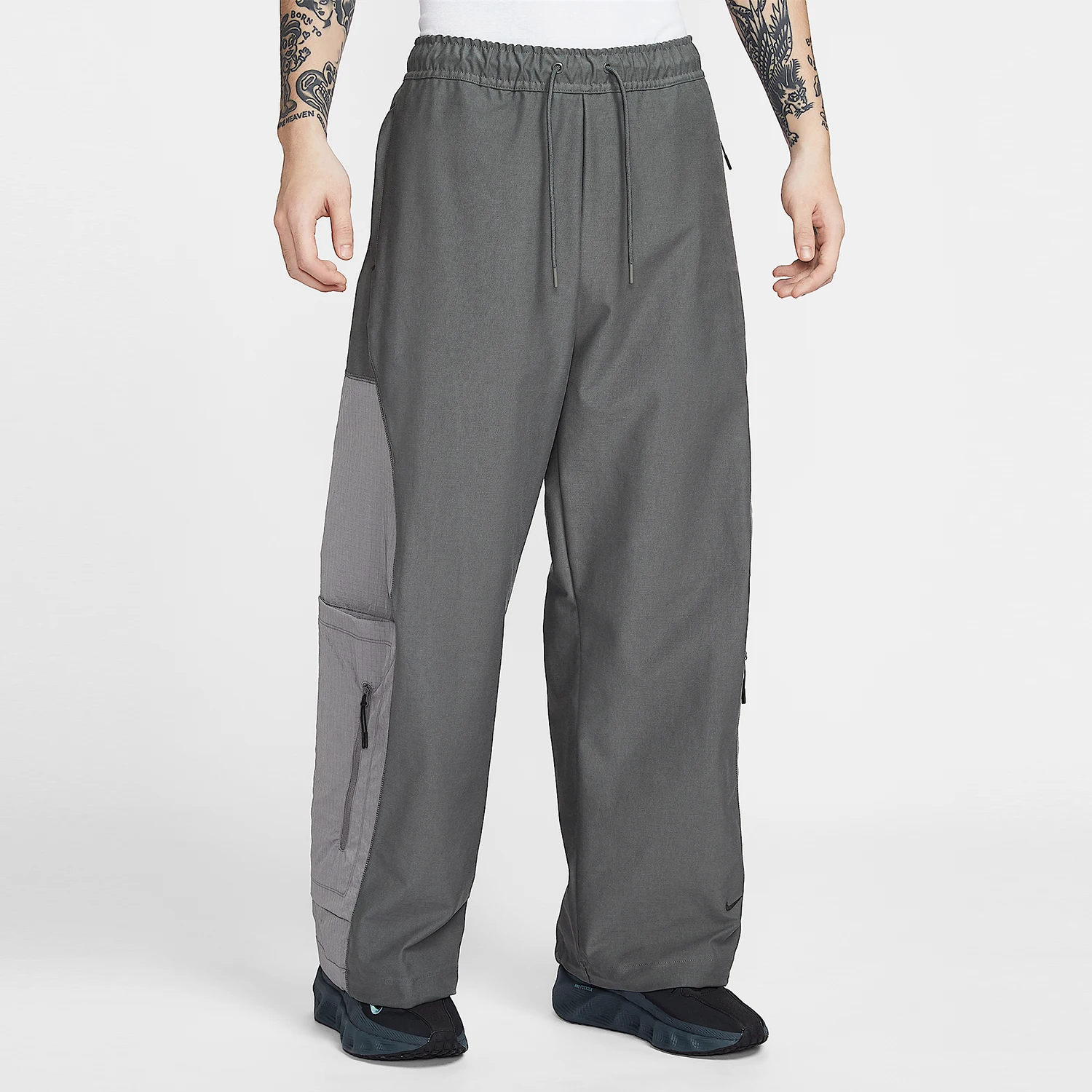 Nike genuine 2026 spring edition men's spliced sports elastic waist pants IF1344-068