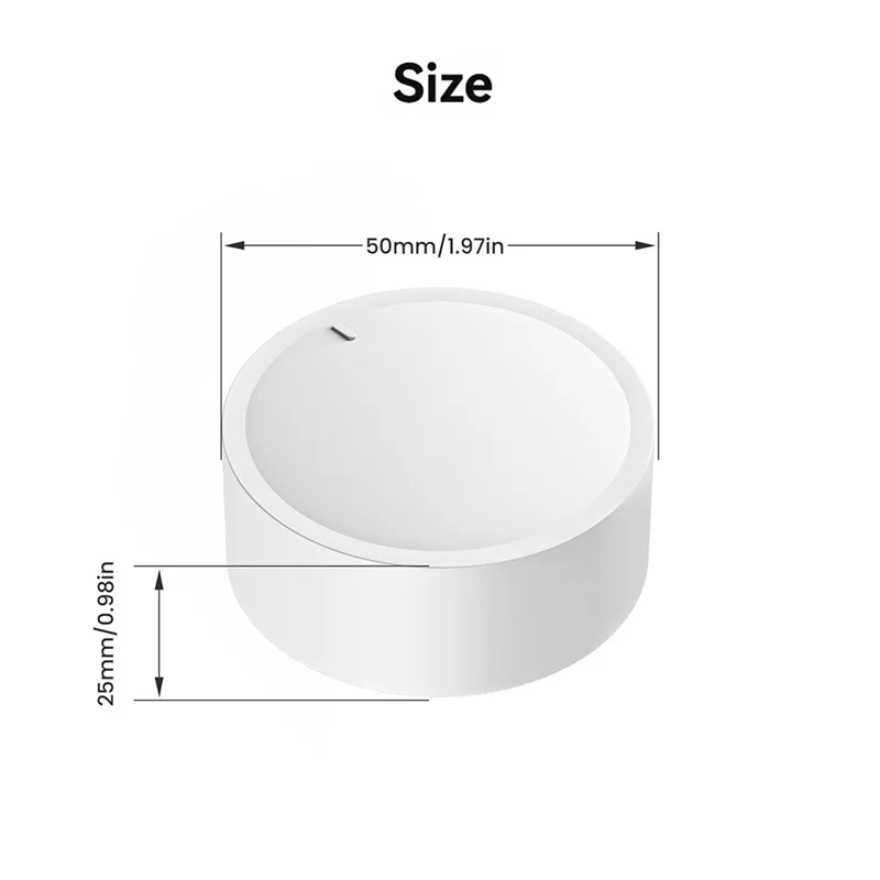ABKQ-Wireless Zigbee Smart Knob — контроллер сцен для дома, работает с приложением Smart Life, питанием от батареи