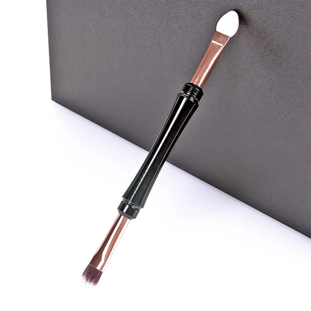 

Dark Brown Eyebrow Eyeshadow Brush Combination Professional Makeup Major Black for