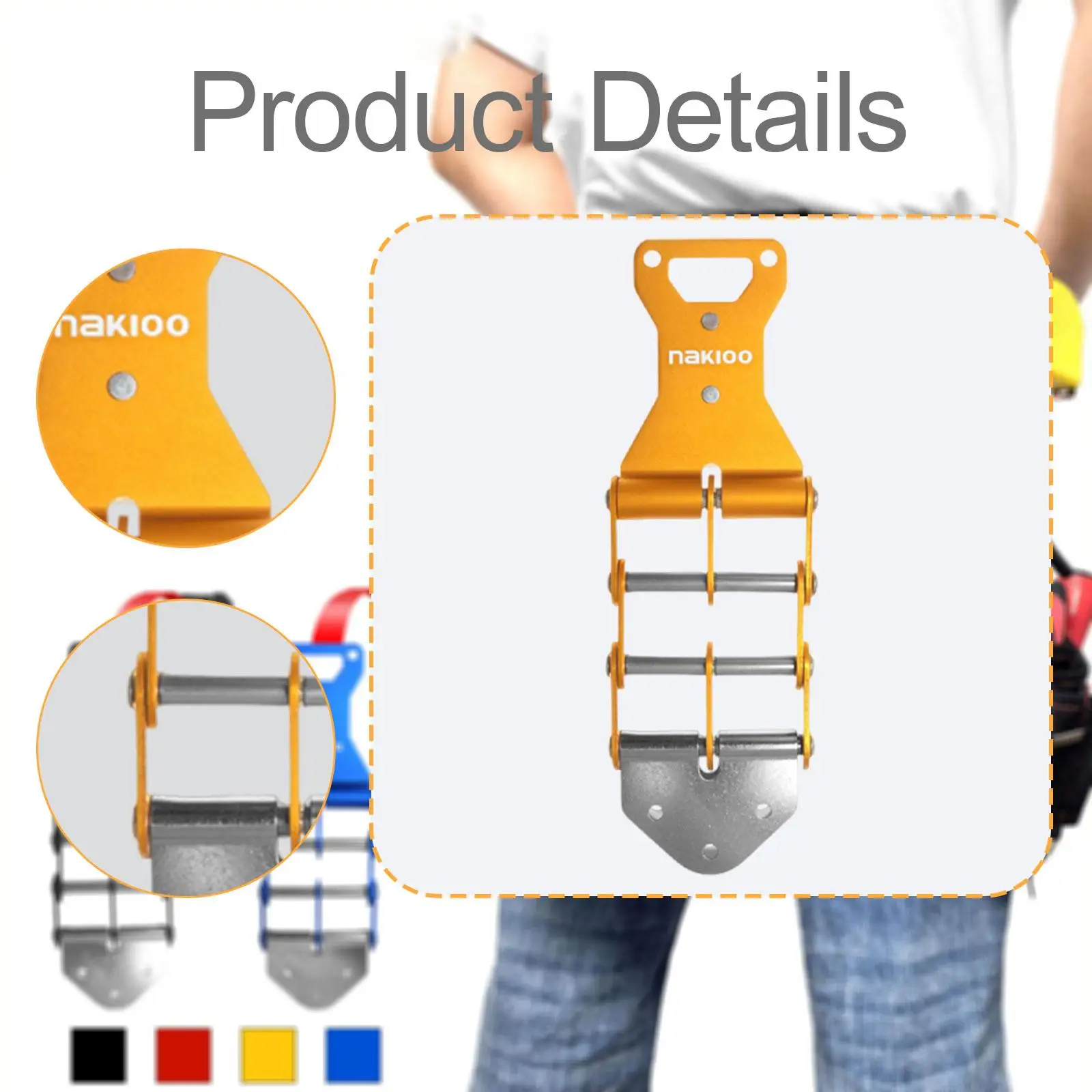 Tool Belt Buckle Conversion Kit Flexible Chain Carpenters Lightweight Versatile