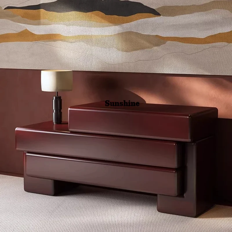 

TDItalian light luxury minimalist, bedroom storage cabinet modern paint dining side cabinet