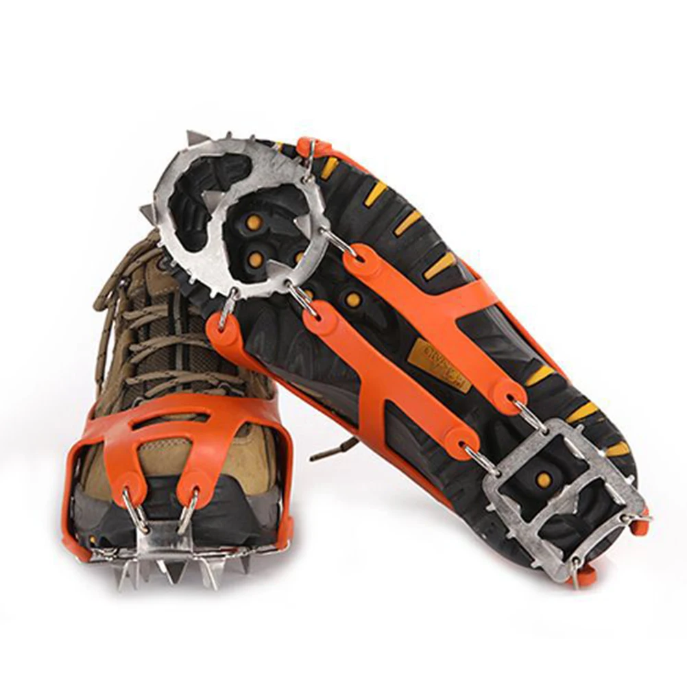 

Stainless Steel Crampons for Shoes Spikes Ice Hiking Snow Grippers Cover and Grips Walking