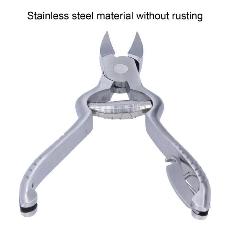 Toe Nail Clippers Stainless Steel Ingrown Toenails Clipper Professional Pedicure Nail Cutter