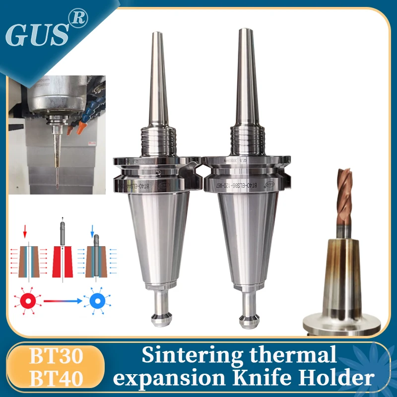 Wärmeschrumpf-Spannzangen BT30 BT40 Spindelwerkzeughalter ELRA4 6 ELSA3 4 ELSB6 8 10 12 16 20 Sinter-Thermoklemm-Spannzangen für Fräser
