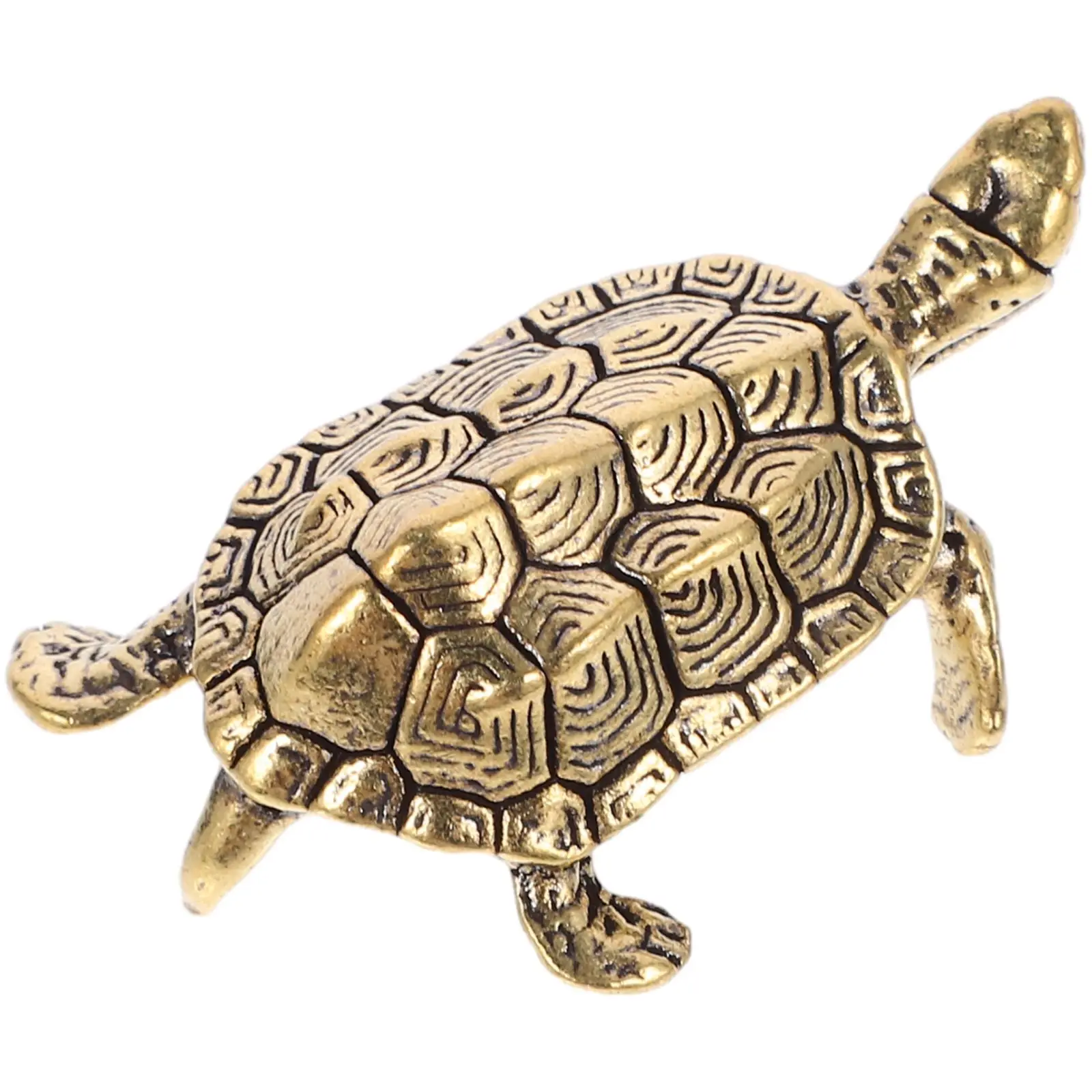 

Brass Turtle Crafts Golden Statue Home Decor Oriental Turtles Desk Figurines Longevity Sculpture Tea Pet Adornment Tabletop