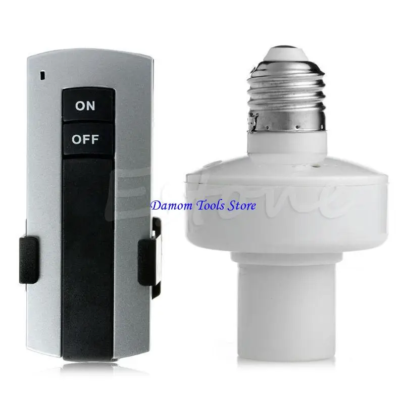 57BE Hot E27 SCREW WIRELECTER REMOTE CONTROL LIGH