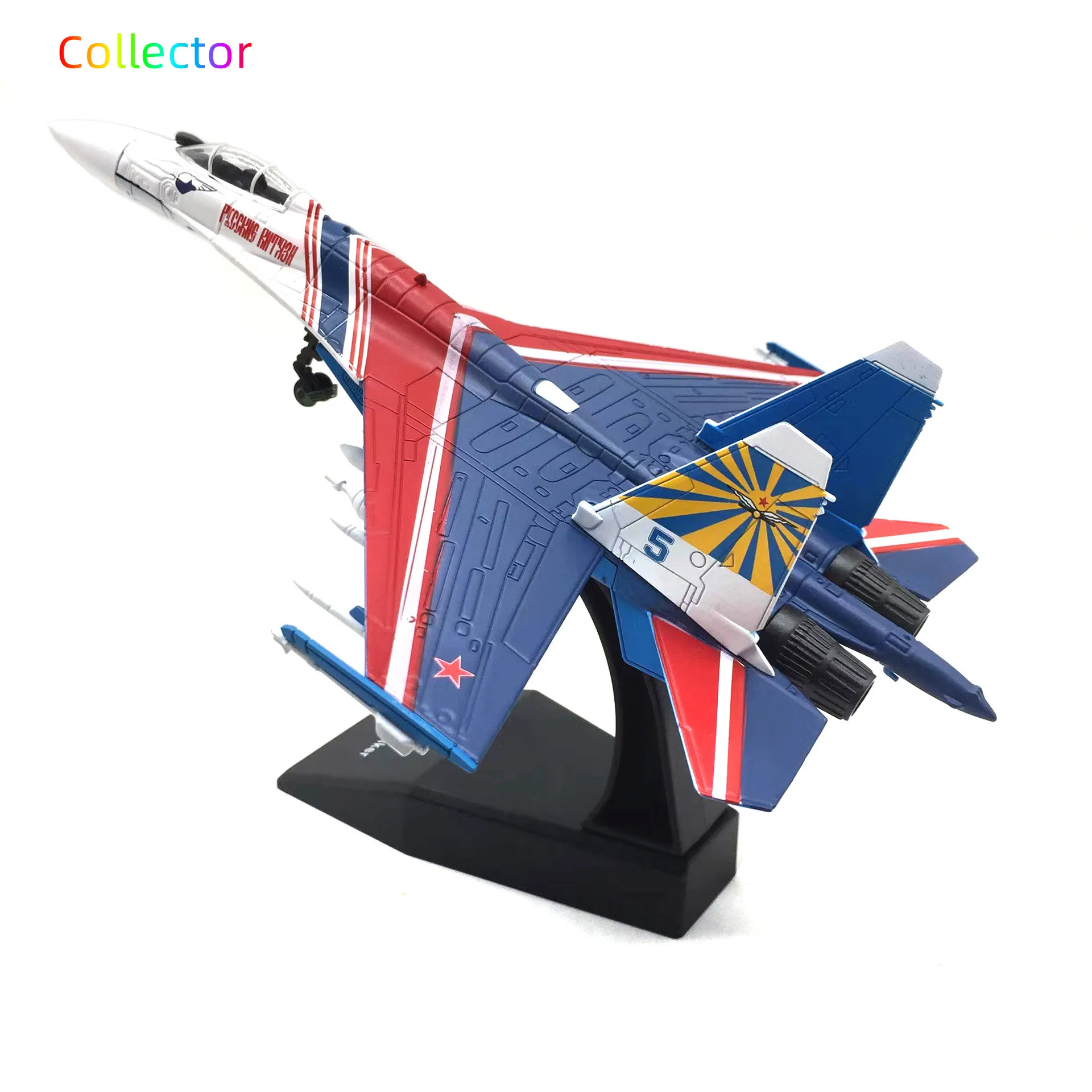 Nsmodel1/100SU-35 SU-35 Russian Warrior performance team simulation alloy fighter model finished