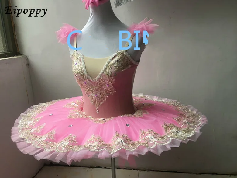 

Professional Ballet Skirt Practicing Adult Swan Lake Veil Children's Pompon Skirt Costume Photo Photo Clothing