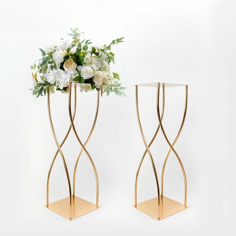 Wedding main table center flower holder banquet catwalk road guide decoration ornament