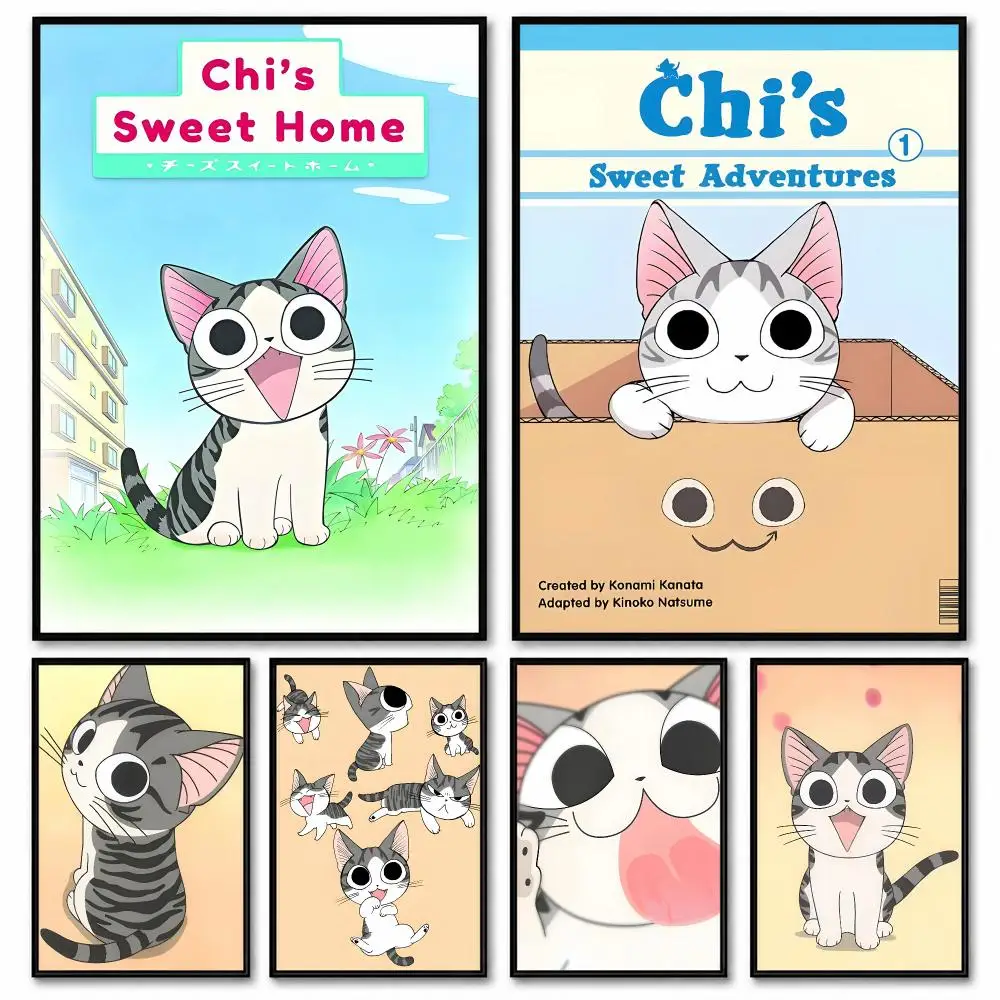C-Chi S S-Sweet Homes cute Poster Room Decor Home Wall Art Printing Waterproof Garage BedRoom Posters Gift