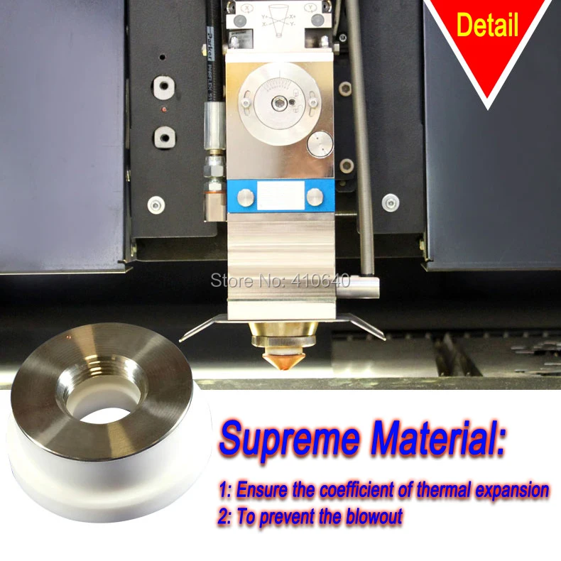 Keramik Ring Verwendet für Optical Fiber Laserschneidanlage Durchmesser 24,5X28mm Precitec KT B2 CON für Beliebtesten Laser Maschine