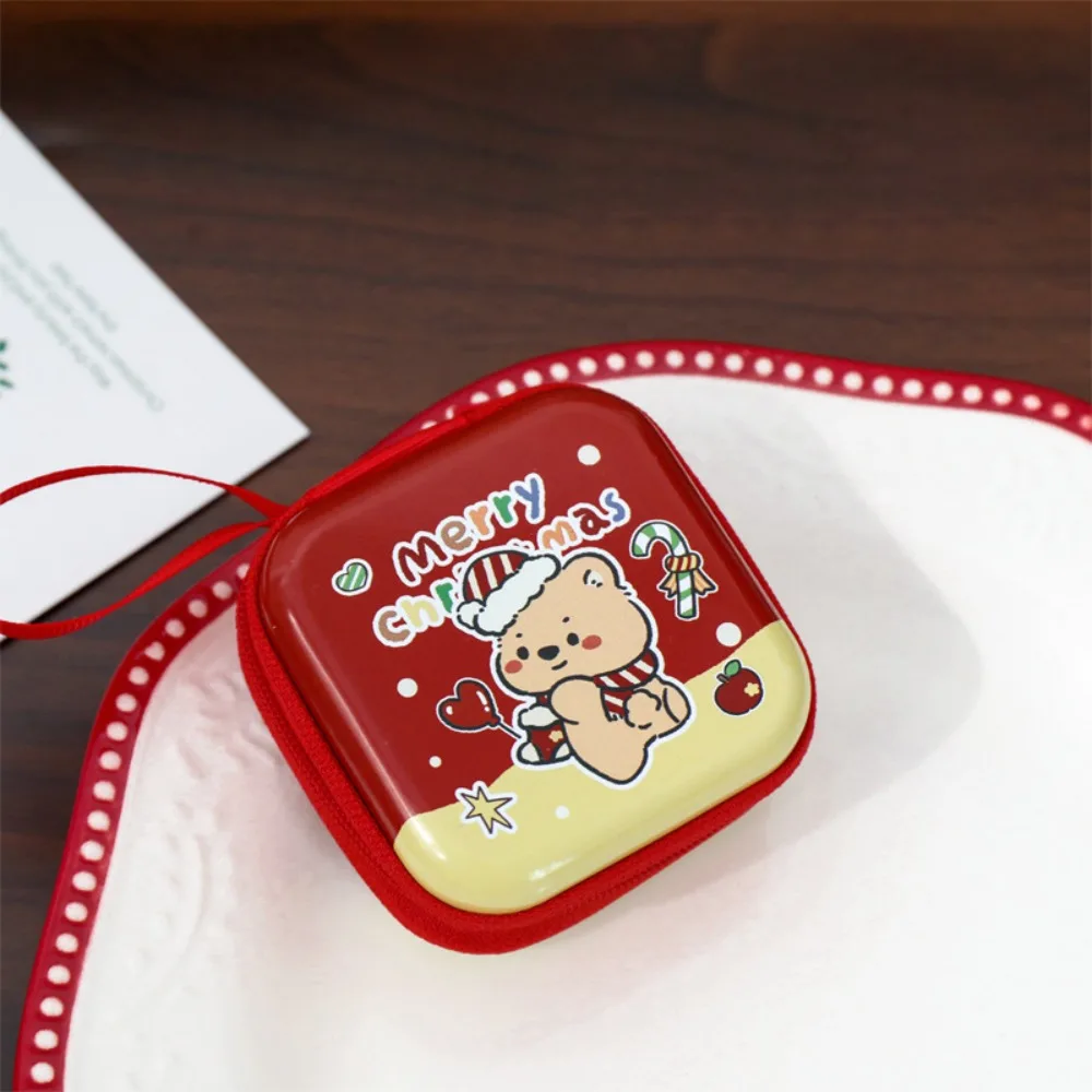 

Сумка, подвесная подвеска, Рождественский кошелек с медведем, водонепроницаемый рождественский кошелек с кроликом, кошелек на молнии, креативная рождественская сумка для наушников, ключ