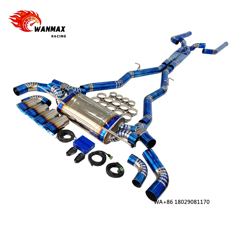 

Factory Direct Sales Valvetronic Titanium Exhaust Catback Stainless Steel Frontpipe with Heat Shield for F90 M5