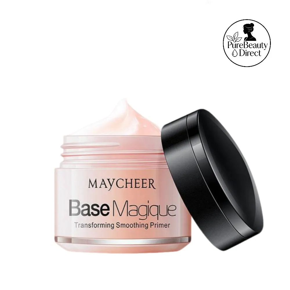MAYCHEER Base Magique Transforming Smoothing Makeup Primer Pore Invisible Cream Moisturizing Even Skin Tone Brightening Cosmetic