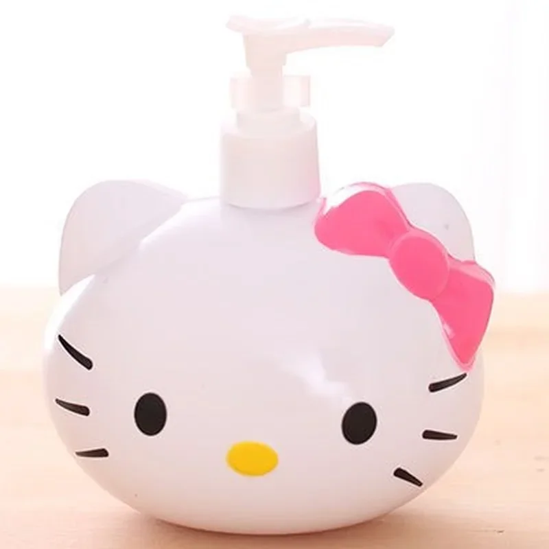 Hello Kitty Shower Gel Shampoo Lotion Sub-packing Pressure Bottle Mouth Pot Hand Sanitizer Sub-bottling Alcohol Bottle Gifts