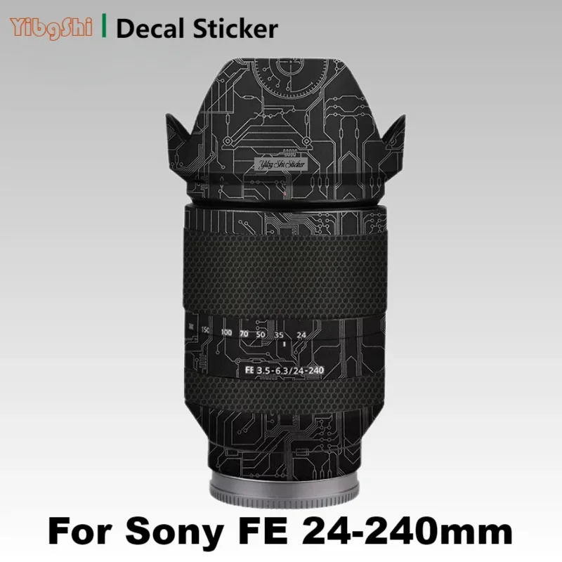 SEL24240 Camera Lens Sticker Coat Wrap Protective Film Body Decal Skin For Sony FE 24-240 24-240mm F3.5-6.3 OSS FE24240 FE24-240