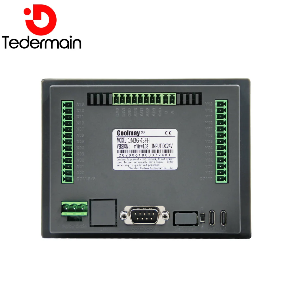 Coolmay 4.3 inch integrated HMI PLC controller QM3G-43FH industrial all in one plc programmable logic controller touchscreen