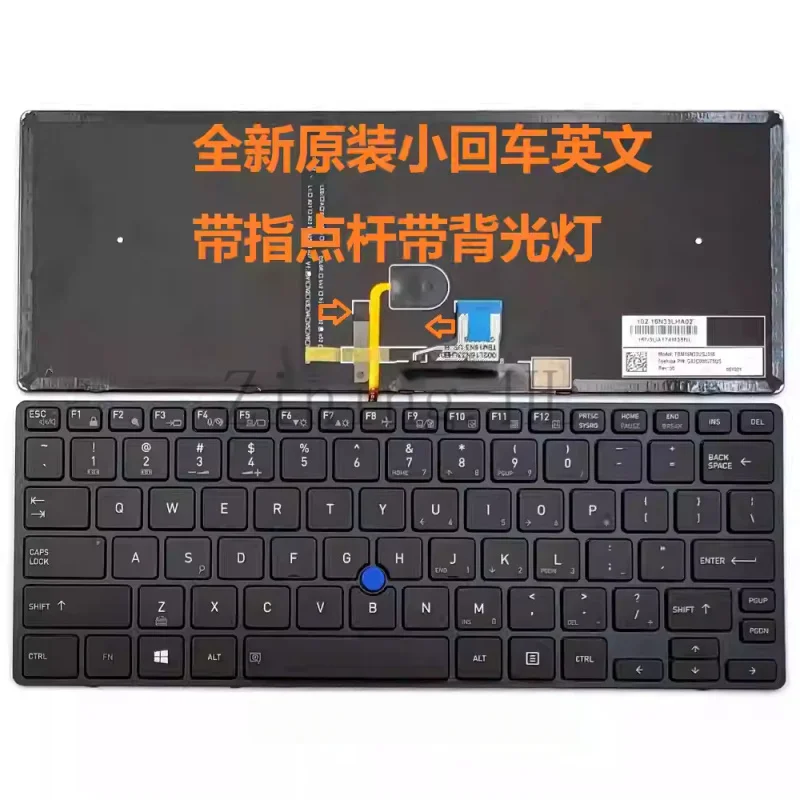 Brand new original for Toshiba Tecra X40-D/E/F X30-D X30-E/F keyboard with backlight