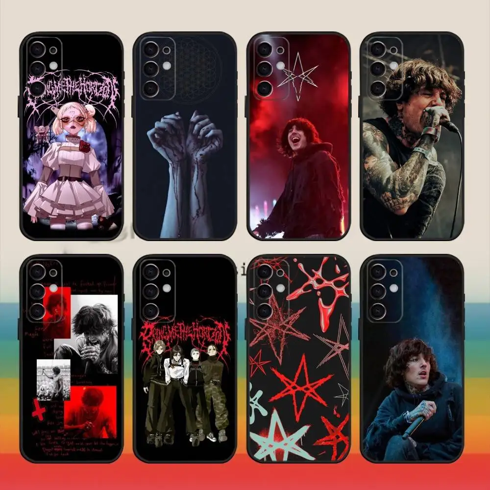 Oli S-Sykes B-Bring Me telefoonhoesje voor Samsung S25,24,23,22,30,21,10,9,Ultra,Plus,FE 5G zwarte zachte hoes
