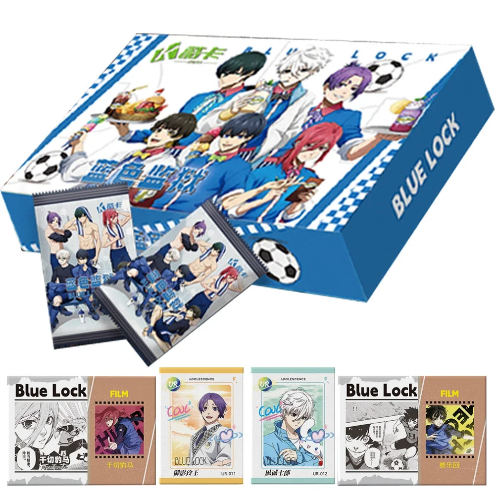 

BLUE LOCK Collection Card For Children Mikage Reo Aryu Jyubei Classic Japanese Anime Rare Limited Game Card Family Kids Gifts