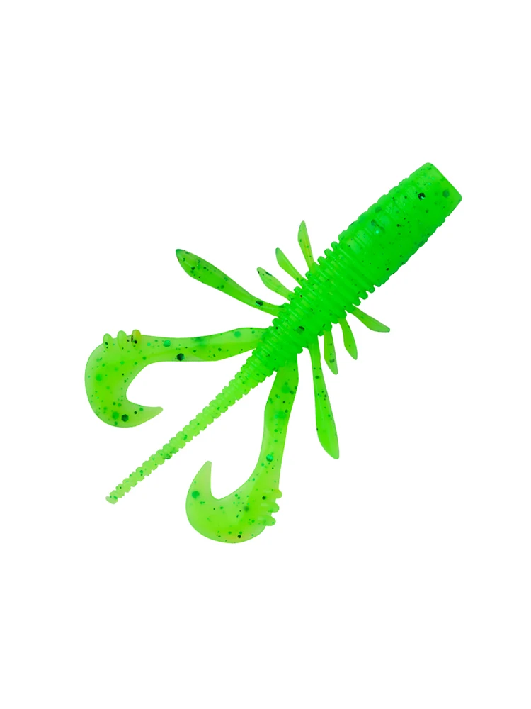 10/12pcs New Ravencraft Sickle Beast Soft Bait 2.7\'\'/3.2\'\' Floating Shrimp 68mm/81mm Wobbler Pesca For Trout Bass Fishing Lure