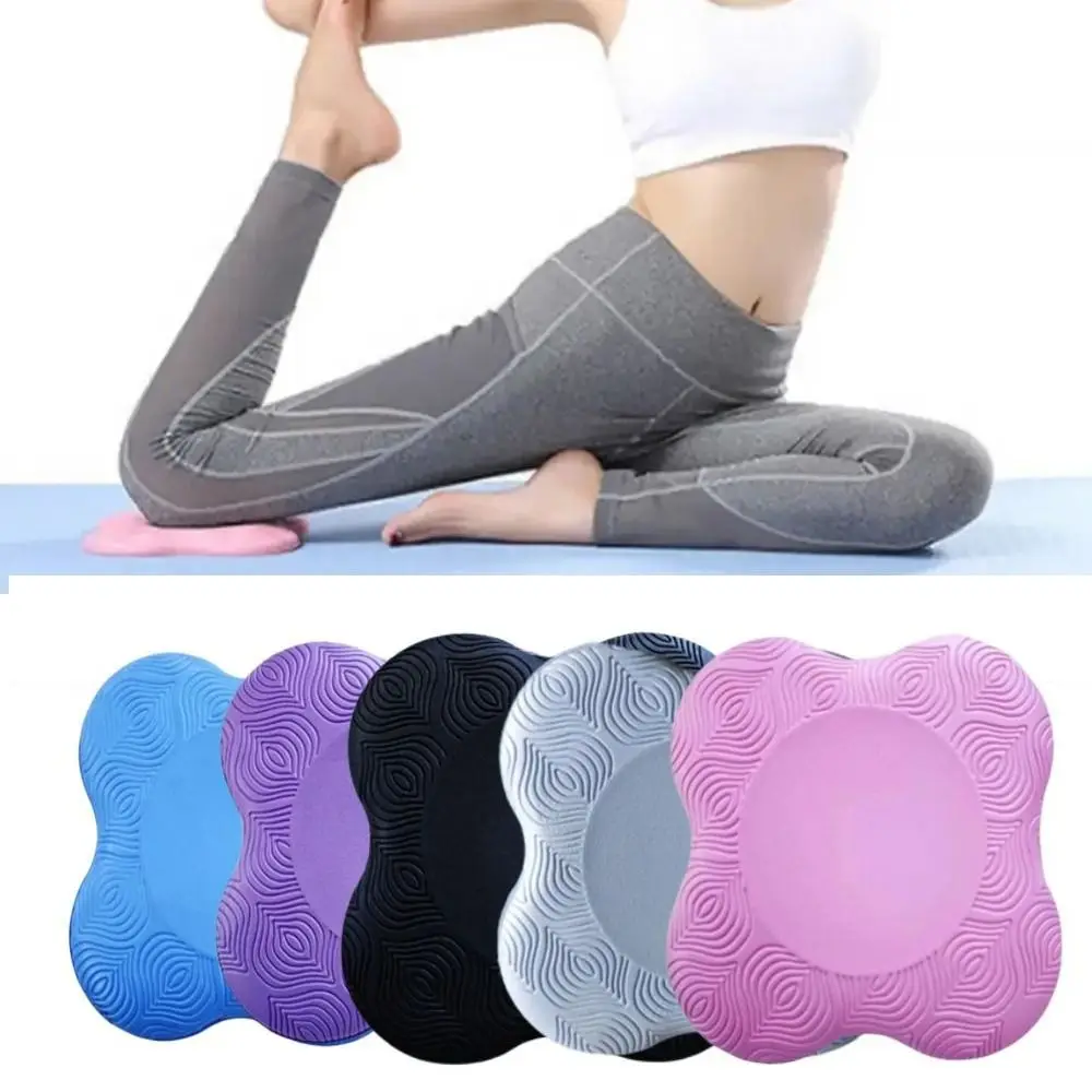 

2pcs Thickened Yoga Knee Mat Portable Soft Elbow Cushion TPE Comfortable Shock Absorption Support Mat Fitness Accessories