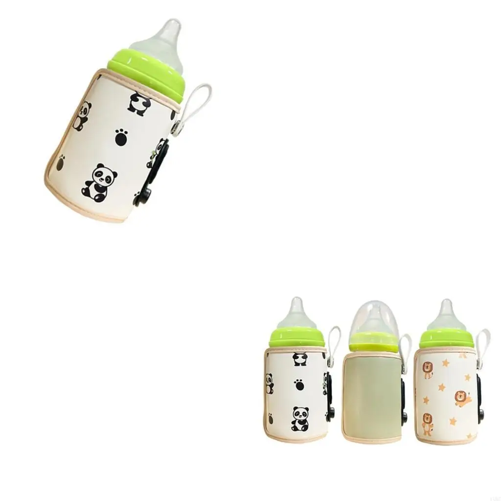

Warmer Bag Bottle Warmer Insulation Cover 6 Gear Adjustable with LCD Display 4XBC