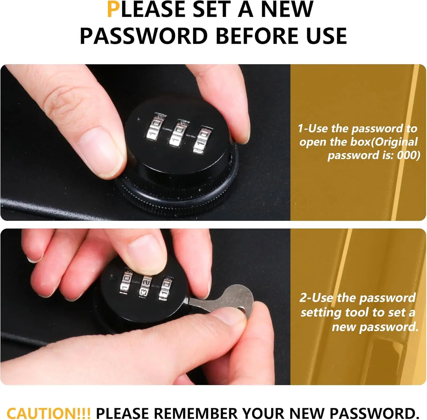 Center Console Organizer Tray Gun Safe Lock Box Compatible with 2017 2018 2019 Ford F150 Armrest Vault Insert Storage with 3 Dig