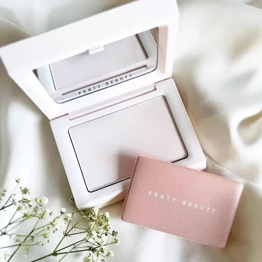 Polvere Illuminante Perlata, Polvere Luminosa Cotta, Tinta per Guance, Palette Contorno, Ombretto Viso, Shimmer, Cosmetici Naturali per Uso Quotidiano