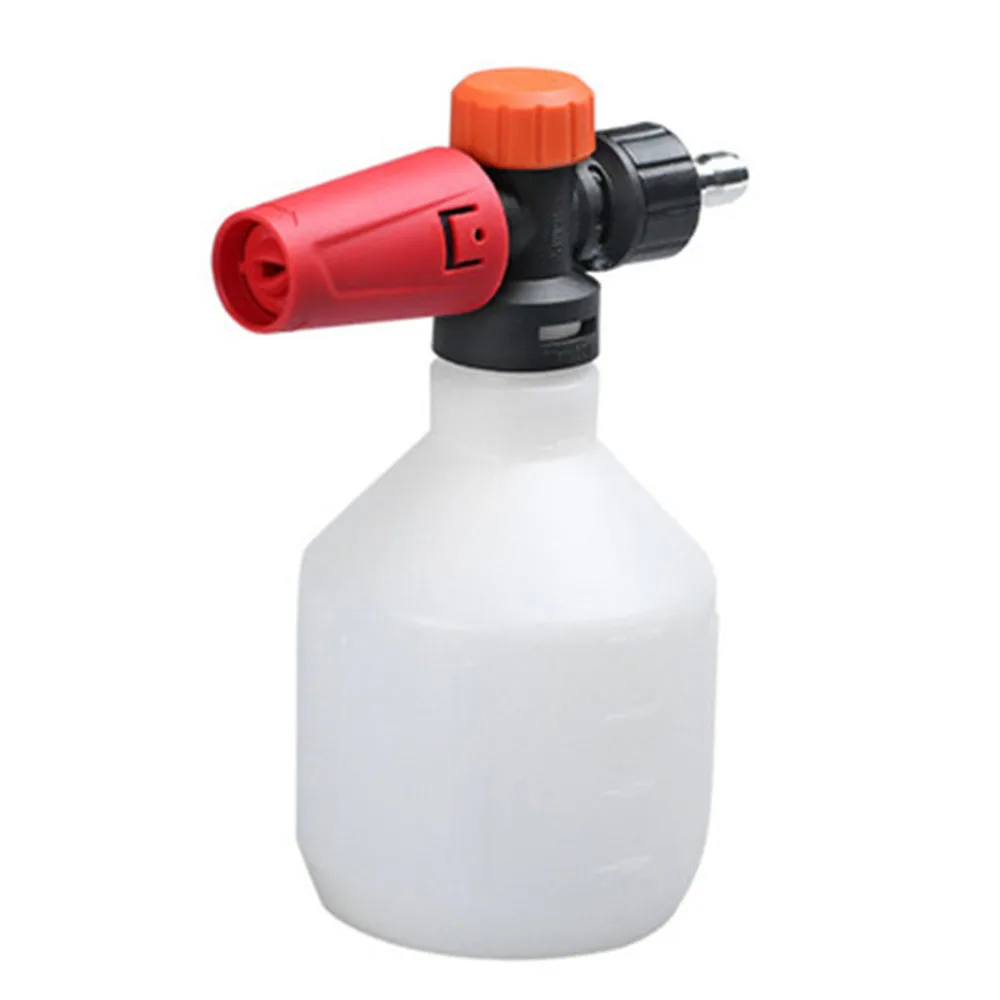 500ML Snow Foam Lance G1/4 Quick Connect High Pressure Washer Soap Bottle Foam Cannon for Car Wash Car Cleaning Durable Easy