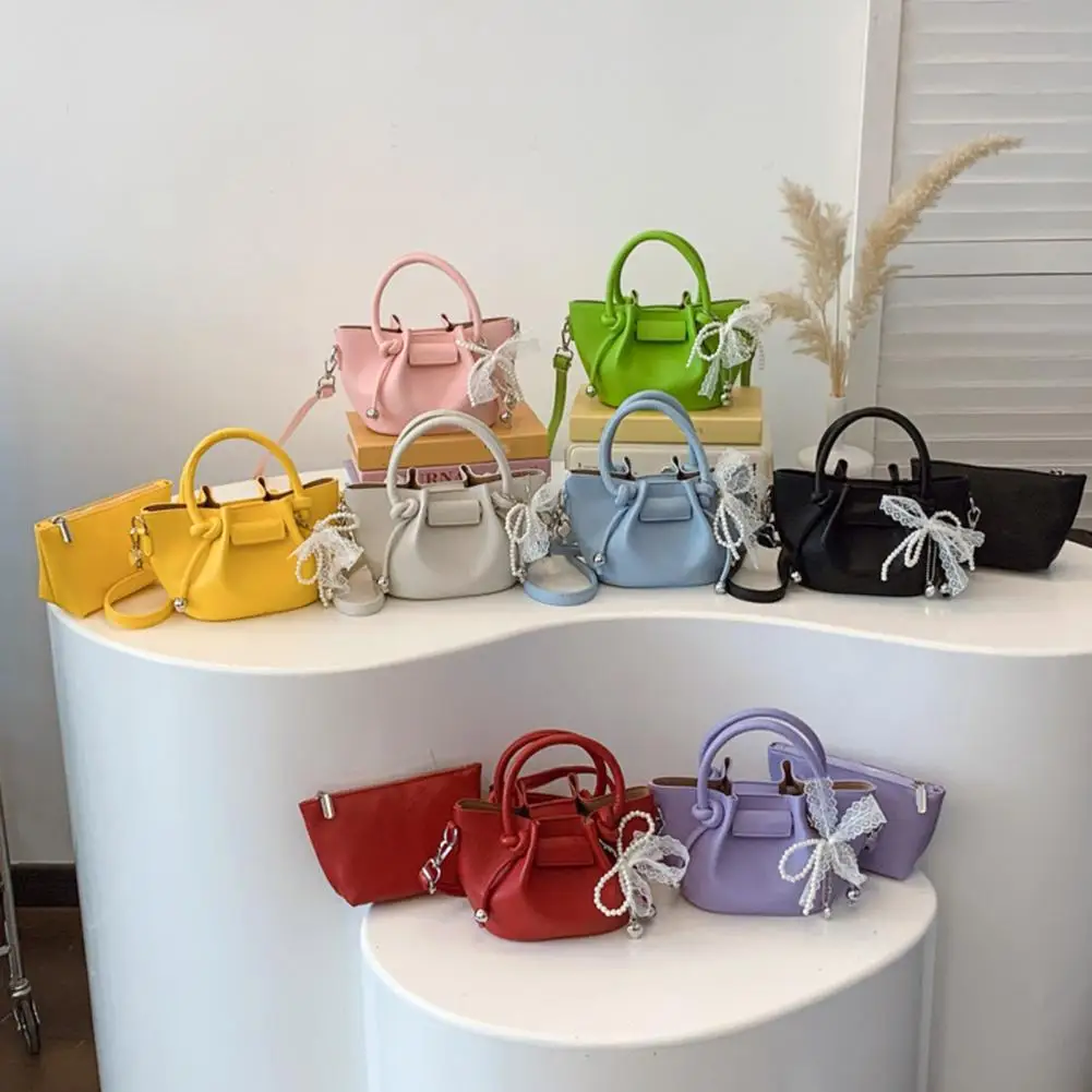 

Artificial Leather Handbag Stylish Women's Retro Handbag with Adjustable Shoulder Strap for Commuting Parties Dates Crossbody