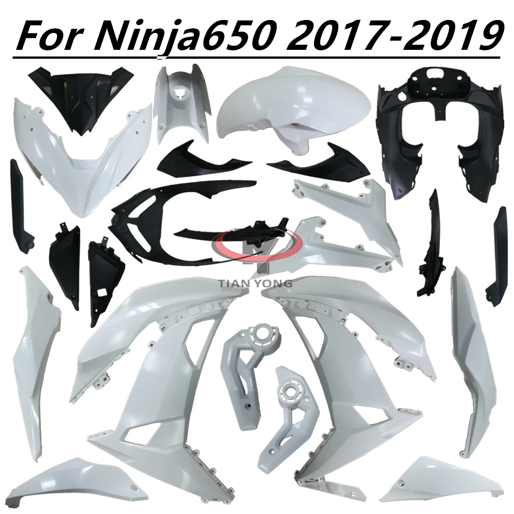 Motorcycle Accessories Plastic parts For Ninja650 2017 2018 2019 Fit NINJA 650 17-19 Unpainted Fairing Bodywork Injection