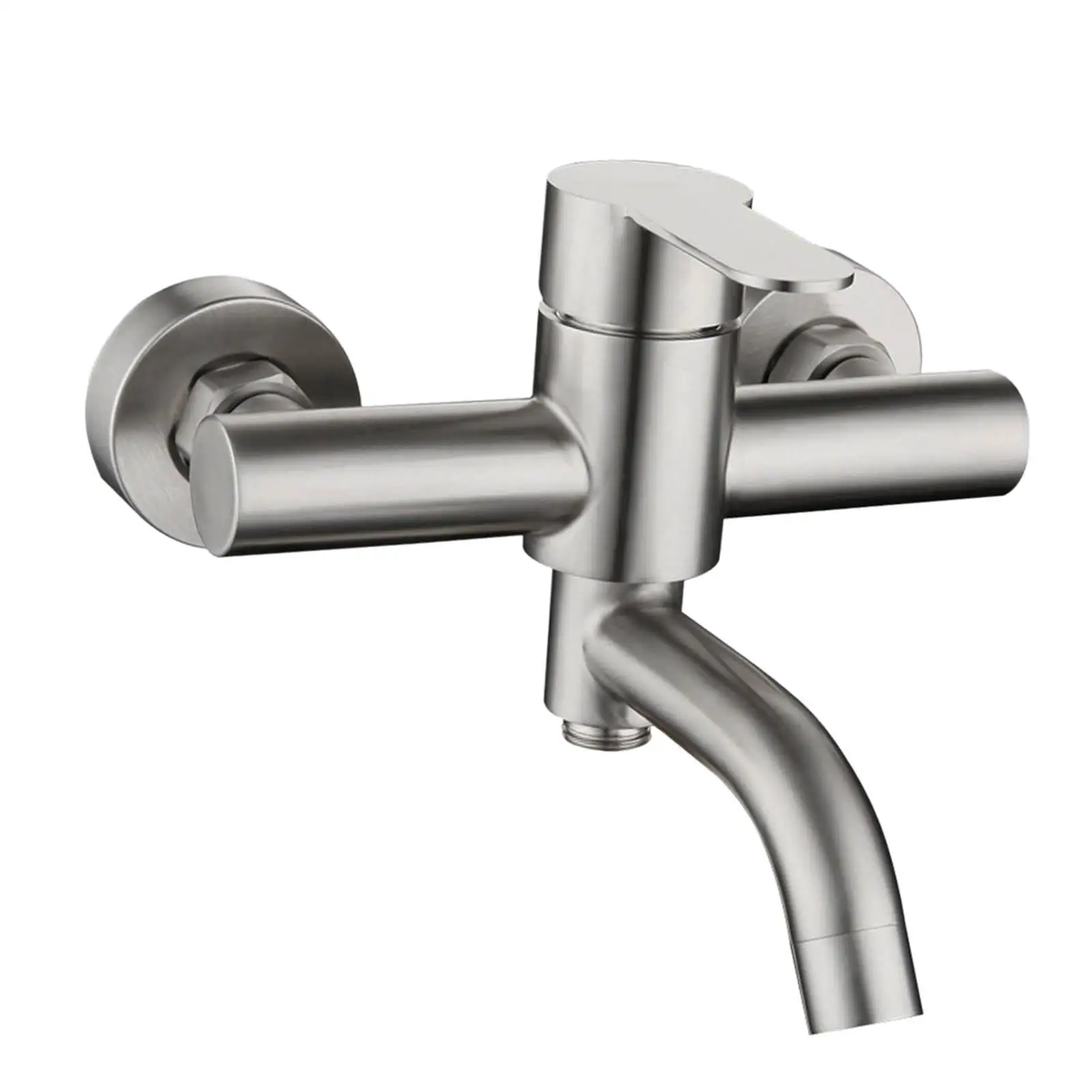 Shower Mixer Faucet Surface Brushed Bathroom System Bath Tub Mixing Valve