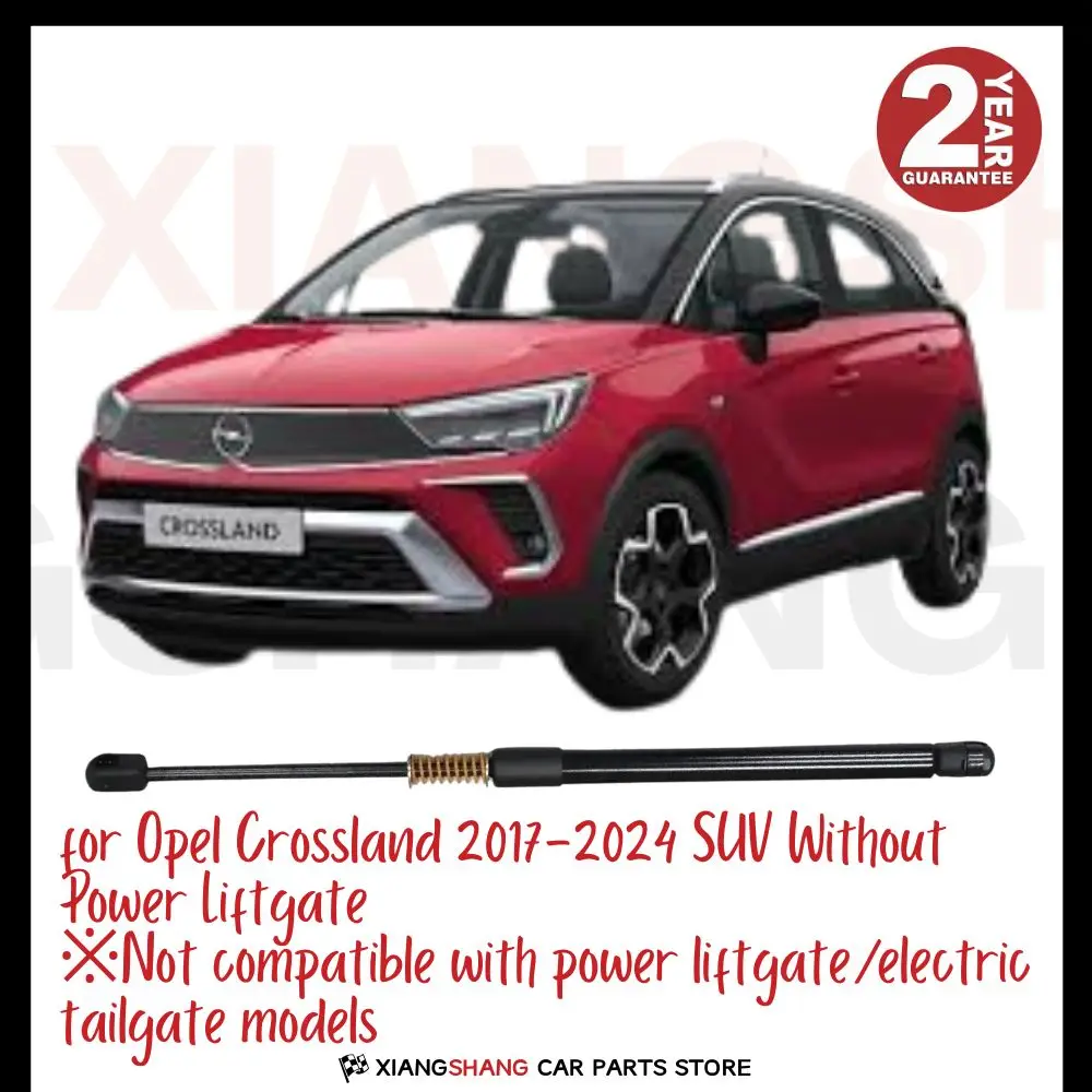 

2pcs Rear Damper for Opel Crossland 2017-2024 SUV Without Power Liftgate WITH SPRING Trunk Boot Gas Charged Gas Struts