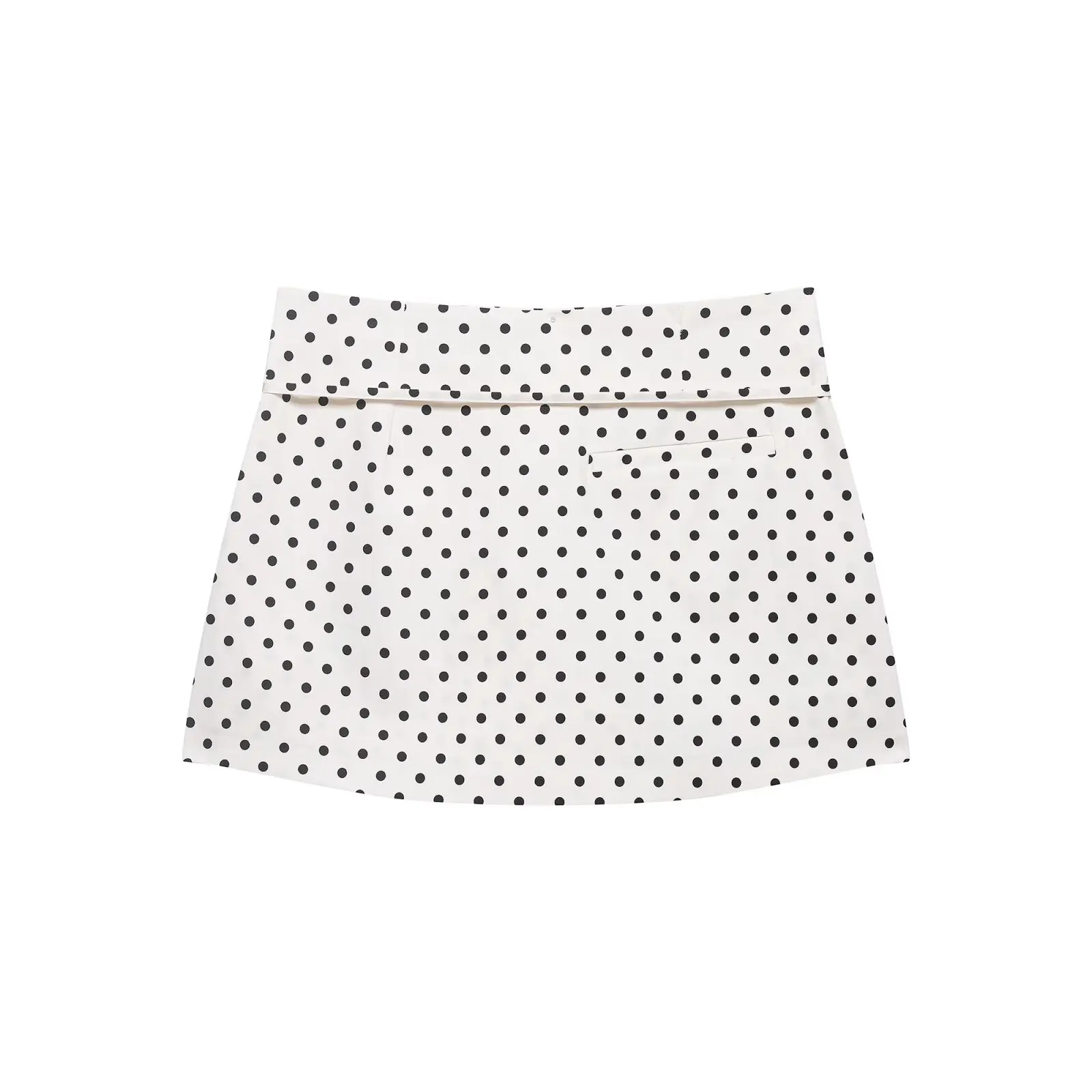Nlzgmsj 2026 Sommer Retro Polka Dot Low Rise Minirock Damen Lässiger Wickelrock Kurzer Rock für Streetwear – Detail 3