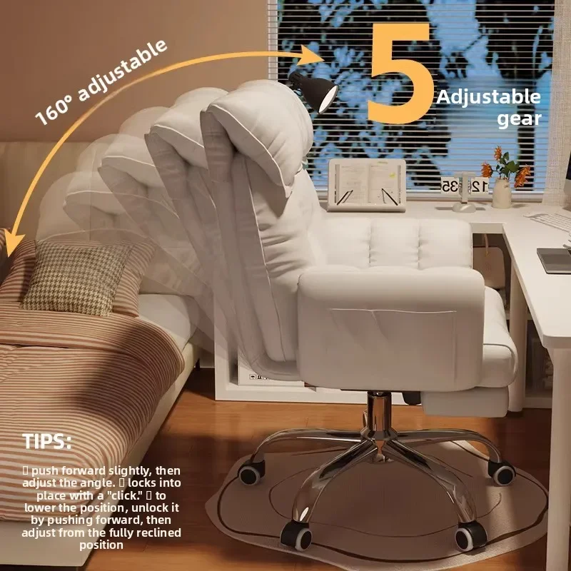 Ergonomic Gaming Chair Comfort Mesh Back Sleep Lounge Reclining Office Desk Chair for Home Dorm Computer Chair Gaming Chair