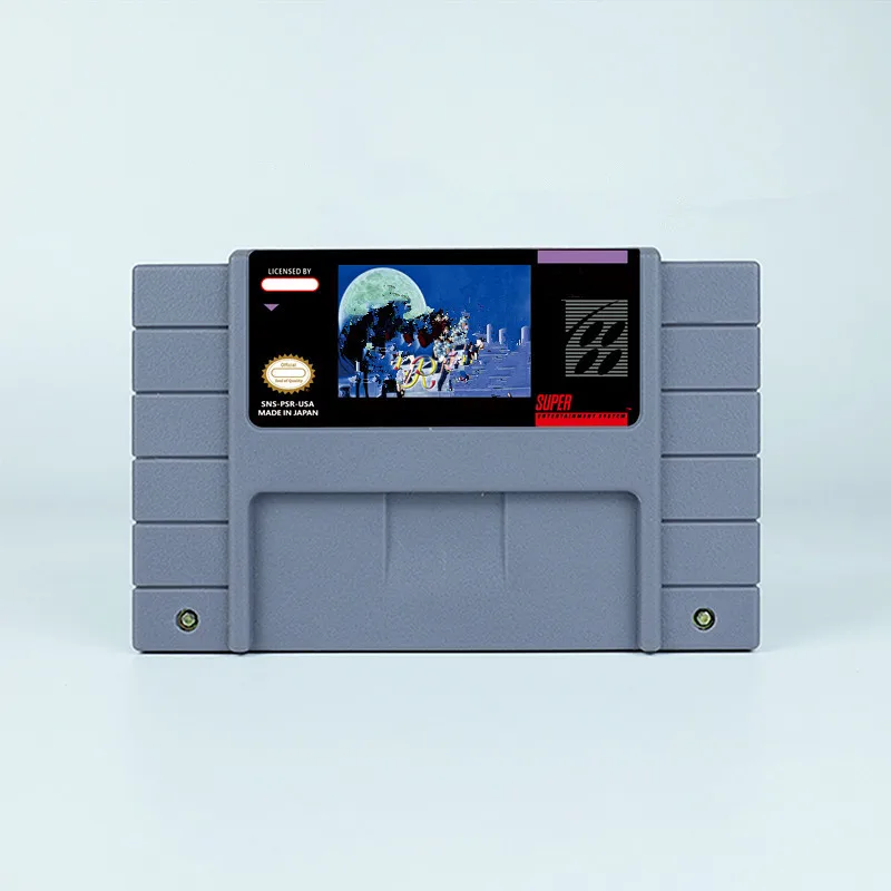 لعبة القمر المحار الجندي الجميل R EUR USA16 بت بطاقة ألعاب الحركة لوحدة تحكم ألعاب الفيديو خرطوشة لعبة snes