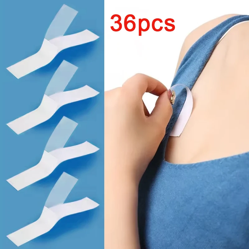 Anti-glare Sticker Shirt Invisible Transparent Double-sided Tape Shirt Neckline Fixing Artifact Anti-glare Patch