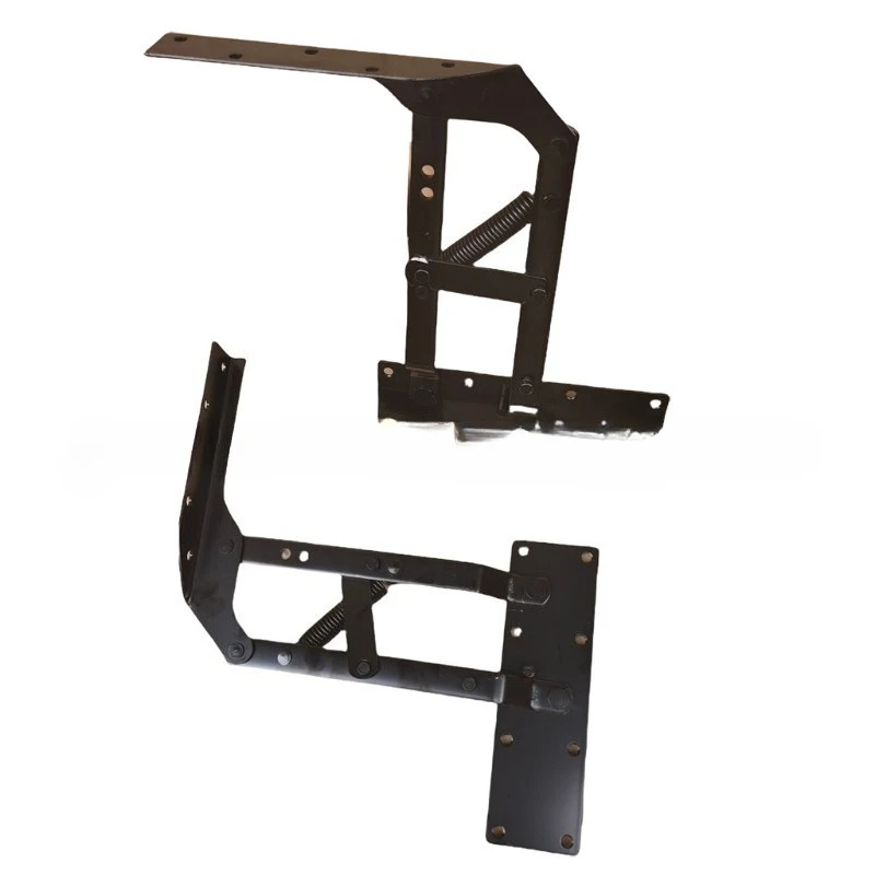 Coffee Table Lifter Safety Lock Stable Spring Balanced Folding Hinge For Multi-functional Table Height Adjustment Use