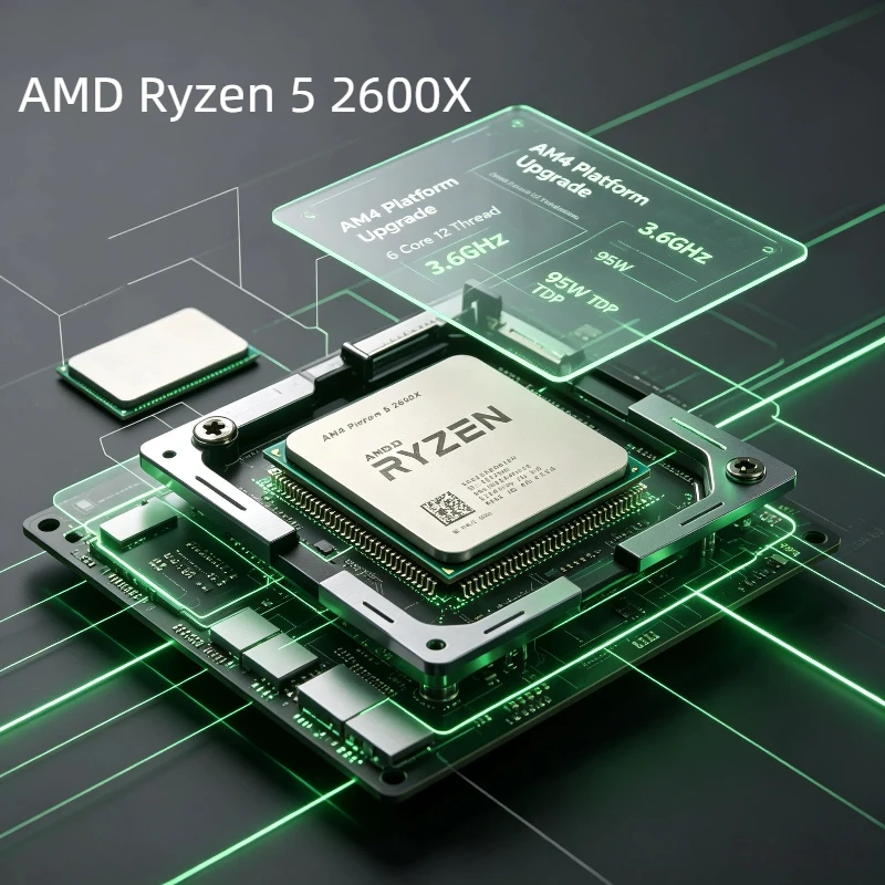 remplacement-du-processeur-am4-socket-amd-ryzen-5-2600x-6-cœurs-12-threads-36-ghz-95-w-puce-zen-compatible-avec-les-cartes-meres-de-la-serie-b450-x470