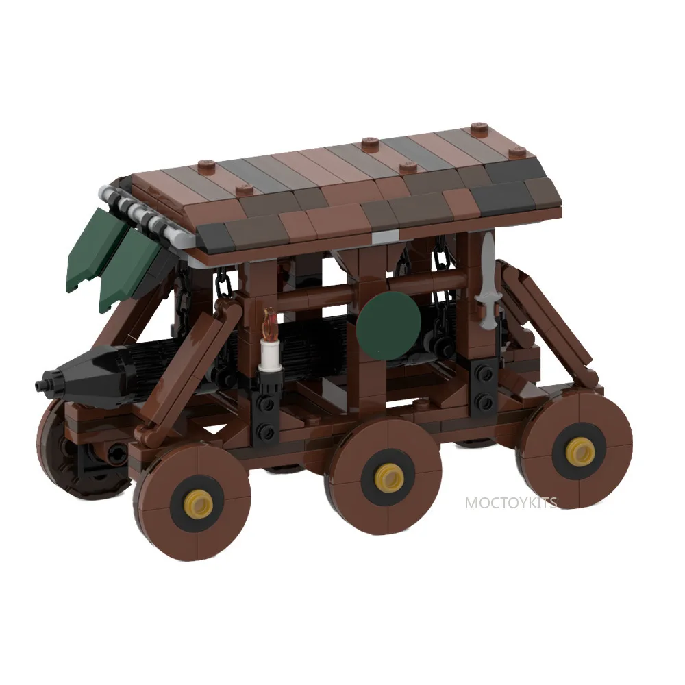 

Креативные строительные блоки MOC-159309, средневековый ретро-раммер, кирпич, сборная модель, детская игрушка, орнамент, подарок