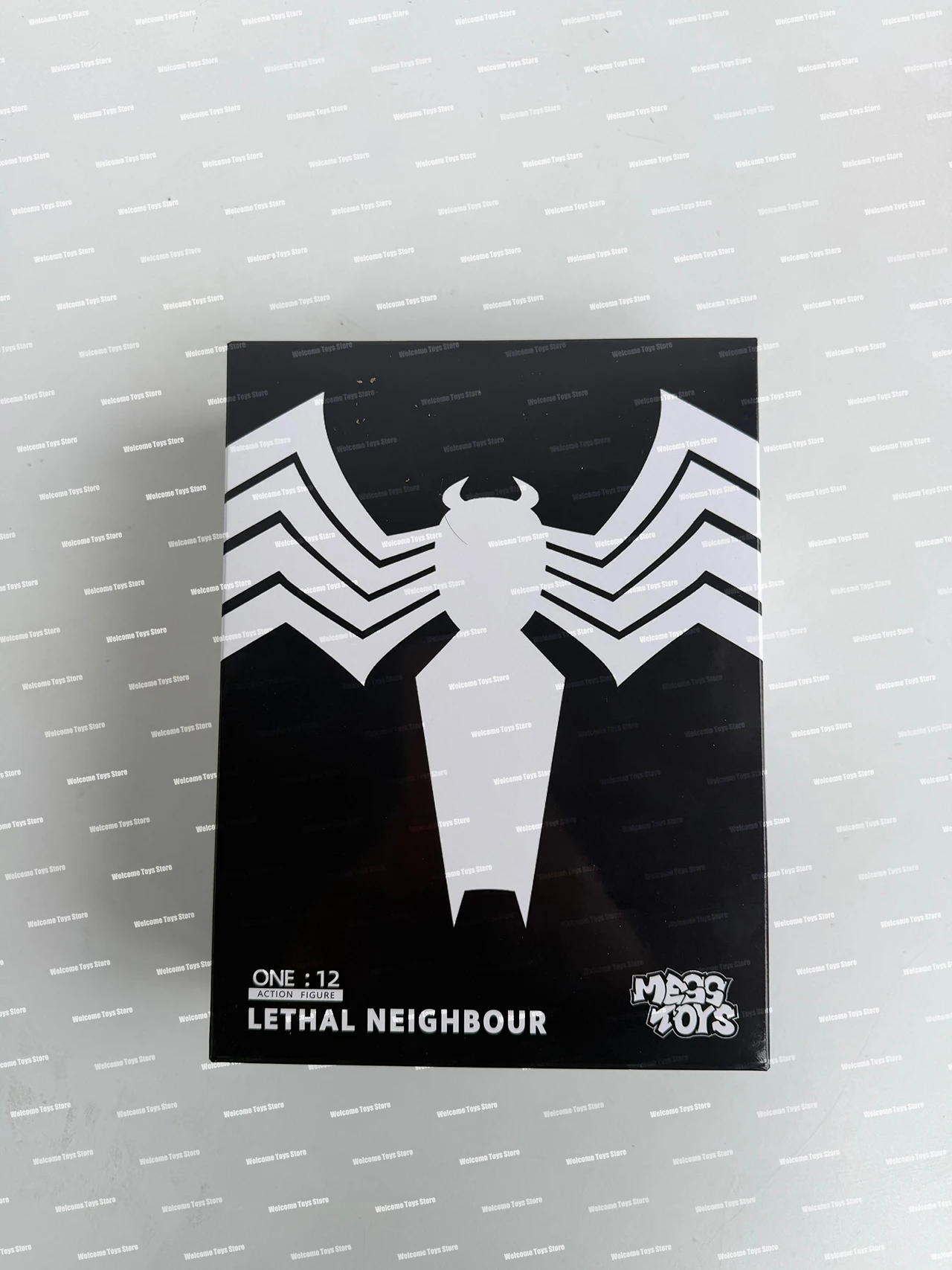 NEW Mess Toys Lethal Neighbor Venom Symbiotic Spider Man Messtoys Black Suit Spiderman Anime Action Figure Model Doll Gifts Toys view 2