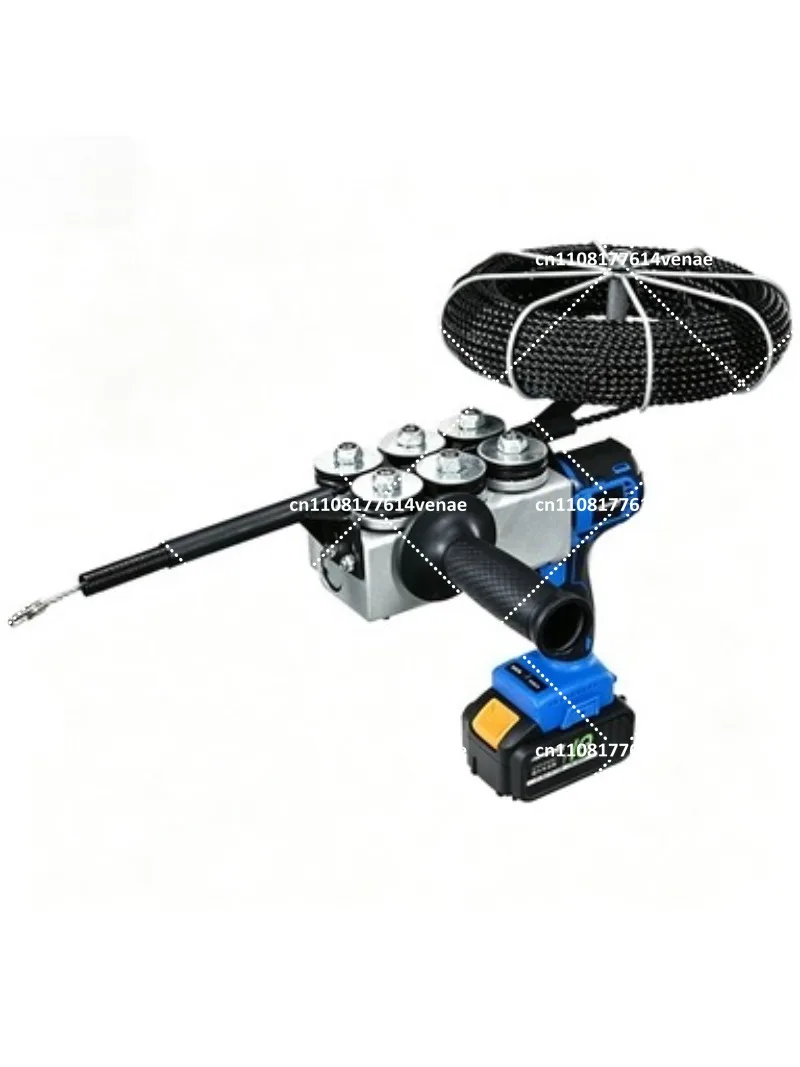 Electric Wire Threading Machine Brushless Electrician Threader Concealed Tube Tools Wire Feeding Tool