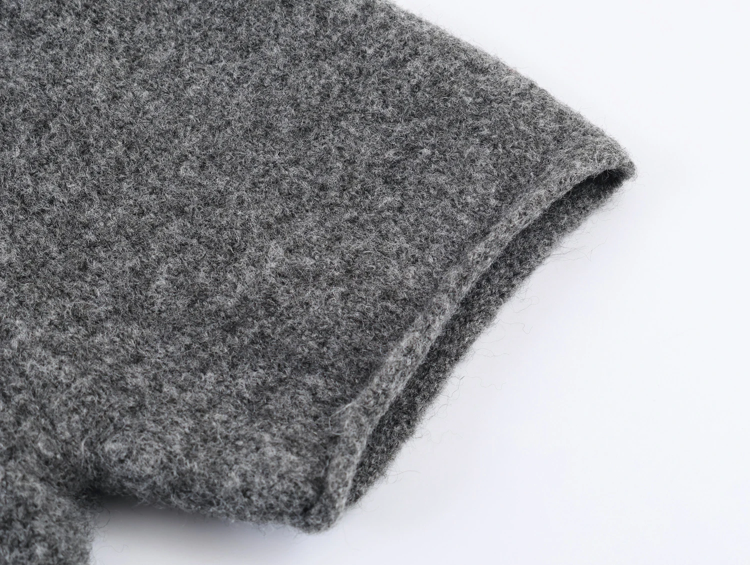 DEEABAE Winter nieuwe dameskleding Britse stijl zachte geribbelde mini-jurk met ronde hals en korte mouwen