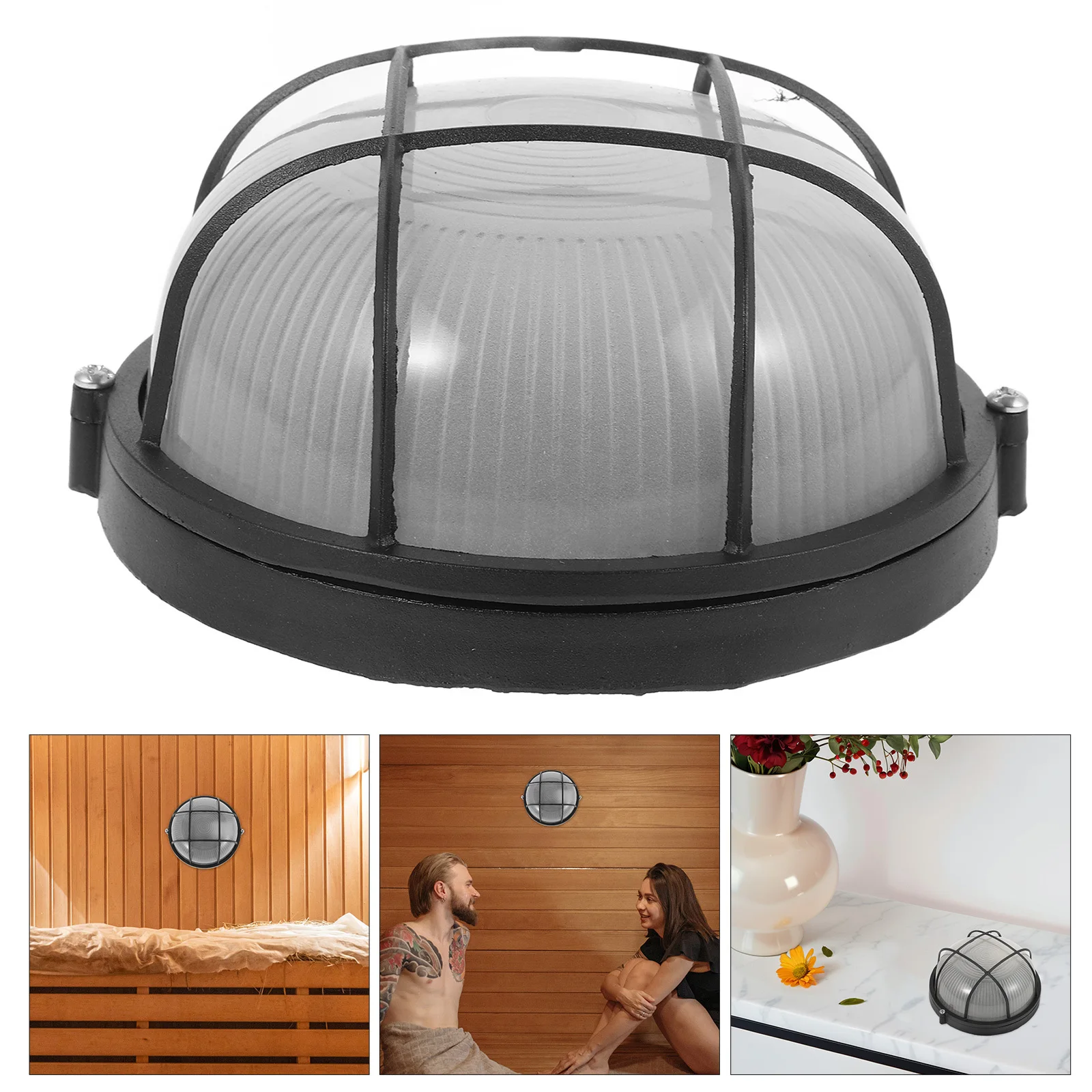 

Anti Explosion Sauna Room Wall Light Glass Aluminum Lamp Steam Room Lighting Sauna Accessory Wall Light Indoor Lamp