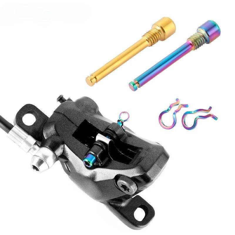 4pcs Titanium Bolts Bicycle Disc Brakes Caliper Lightweight Mounting Screws Bolt Bike Bicycle Disc
