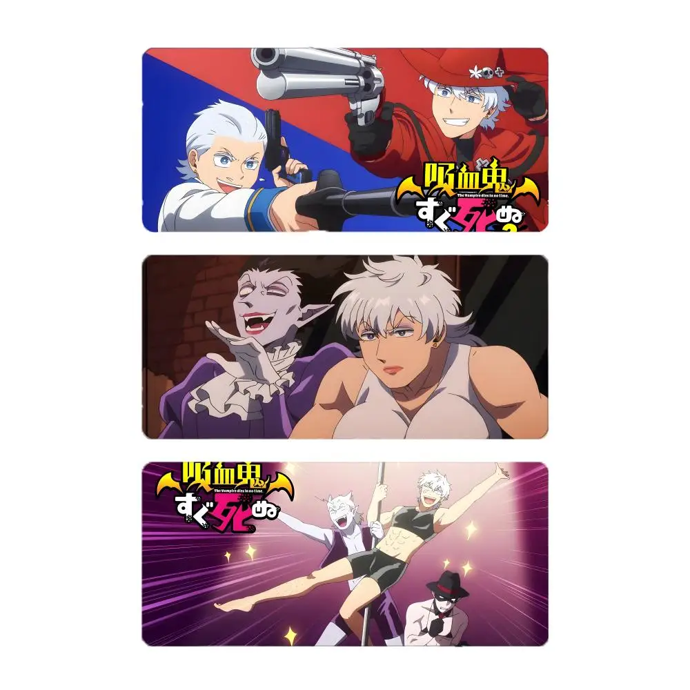 anime funny T-The Vampire Dies in No Time Mouse Pad Mousepad Large Gaming LockEdge Thickened PC Table Desk Mat
